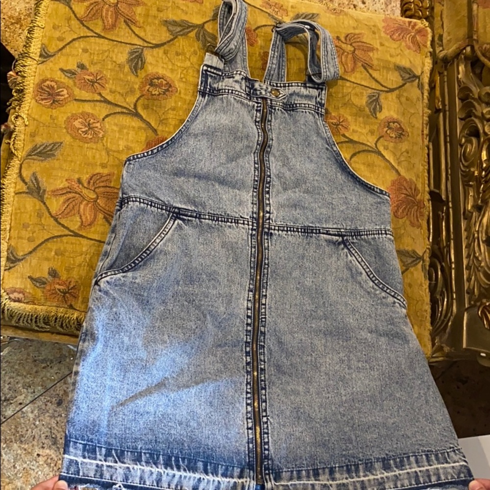 Denim Co Skirt Overalls. Size 6.